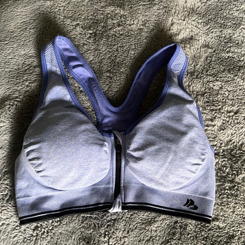 Zipper front Sports Bra